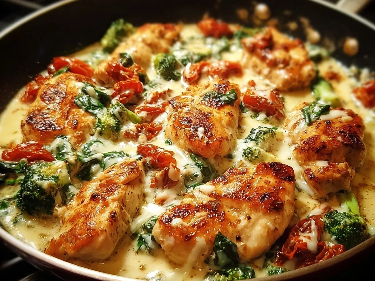 Creamy Low-Carb Tuscan Chicken (Easy & Healthy) - Image 1
