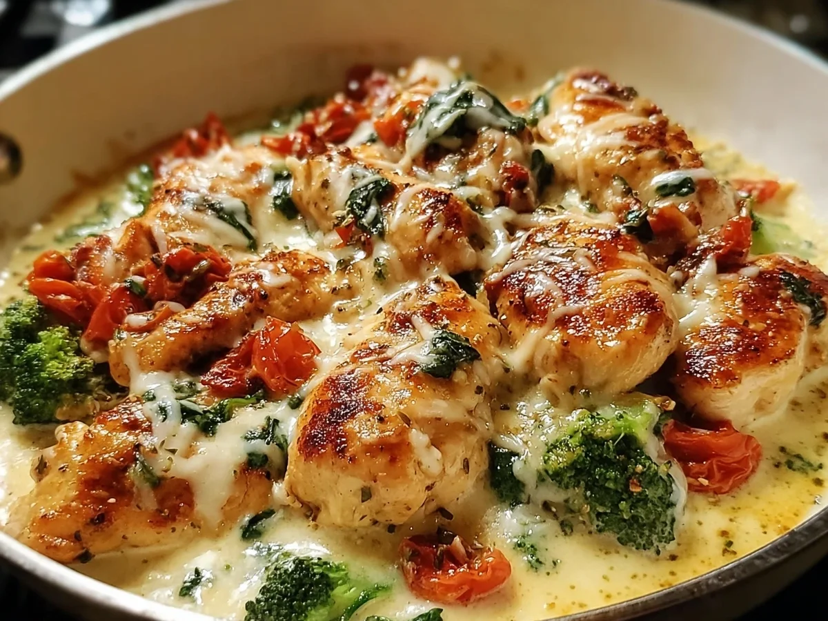 Creamy Low-Carb Tuscan Chicken (Easy & Healthy) - Image 2