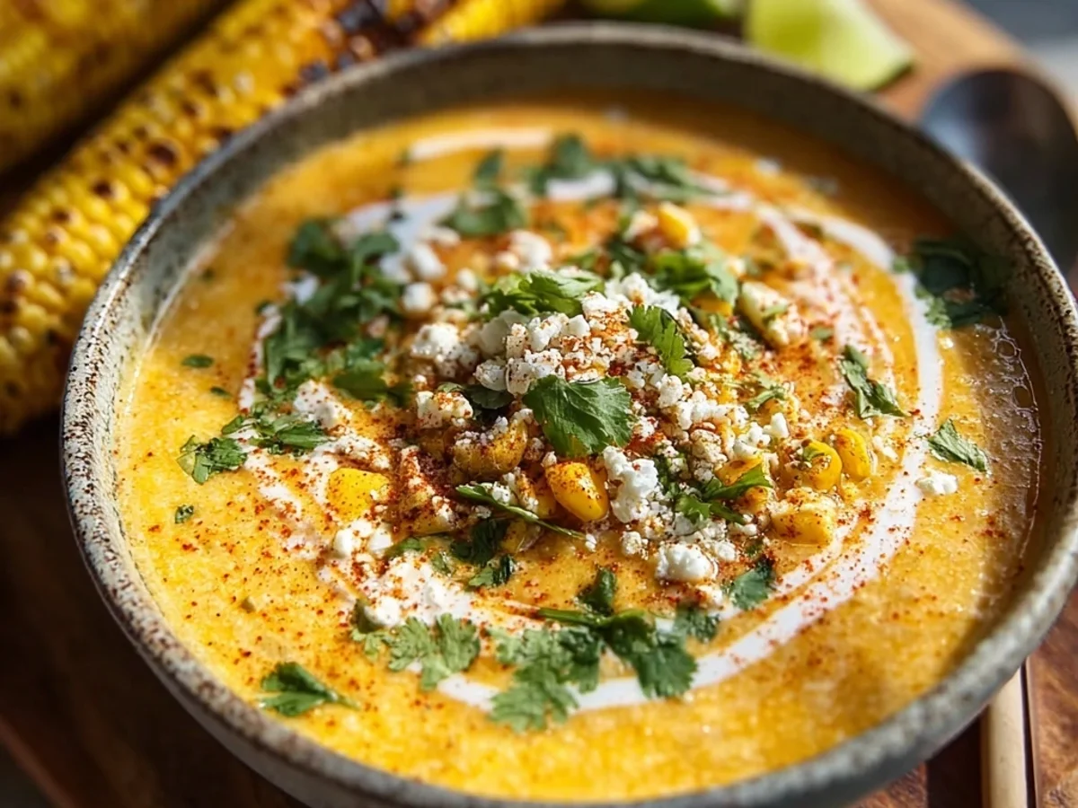Creamy Mexican Street Corn Soup: A Flavorful Bowl - Image 2