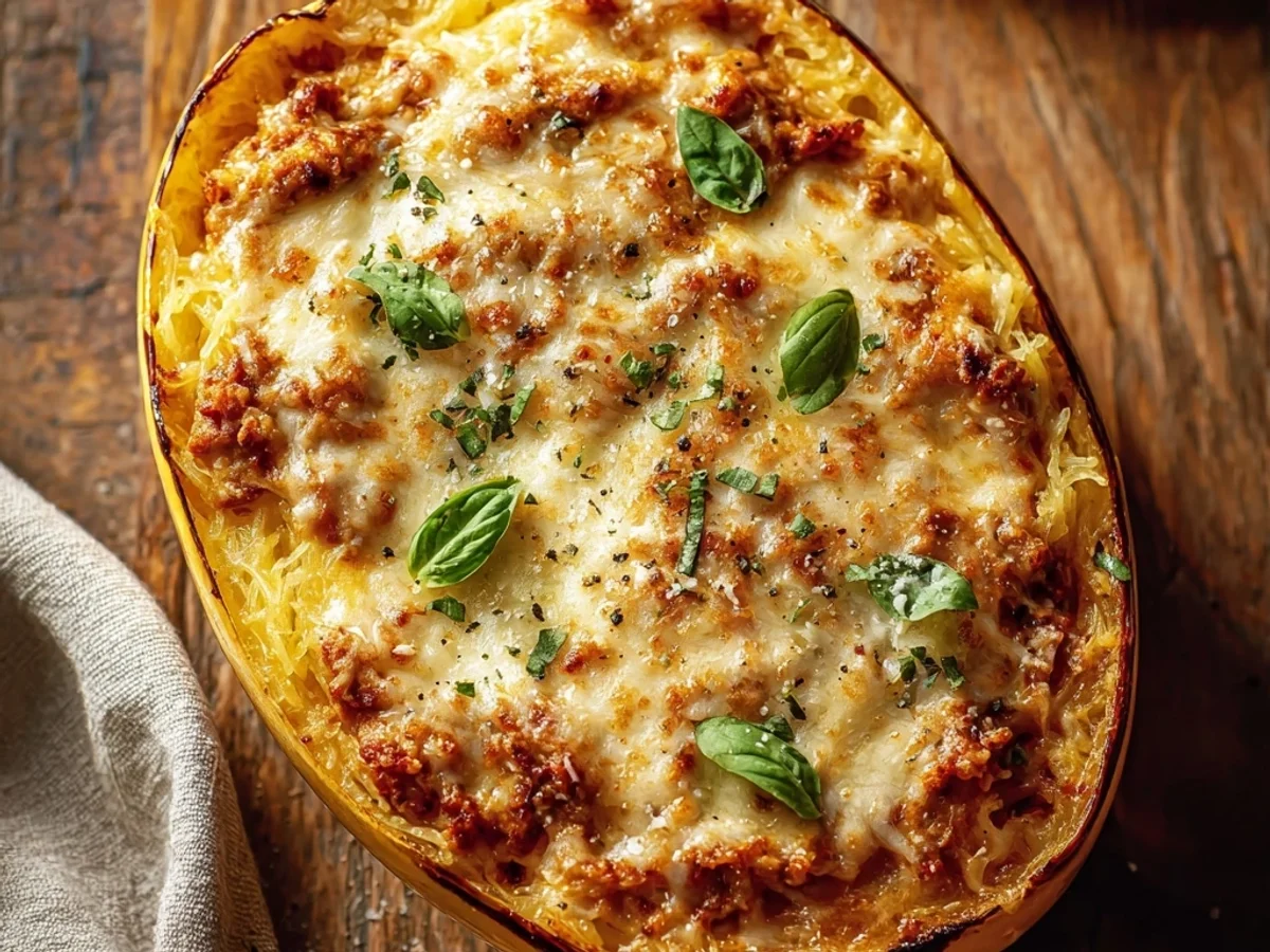 Creamy Million Dollar Spaghetti Squash Bake - Image 1