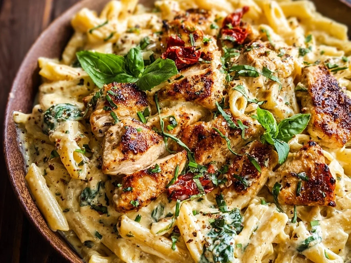 Creamy Parmesan Marry Me Chicken Pasta - Image 1