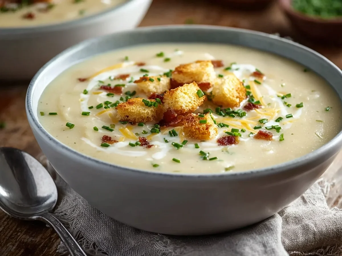 Creamy Potato Soup Recipe: Rustic & Satisfying - Image 1