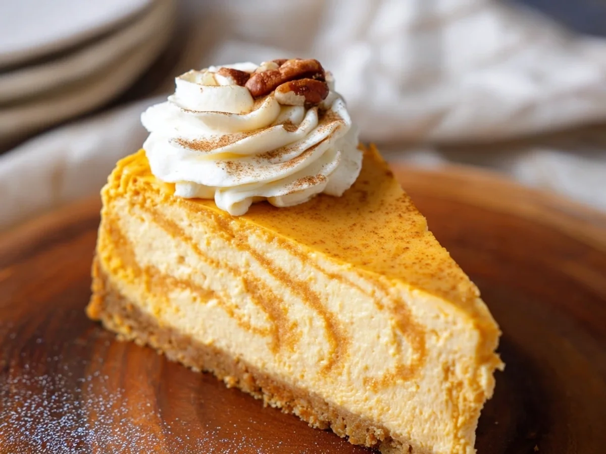 Creamy Pumpkin Cheesecake: Autumn's Sweetest Slice - Image 2