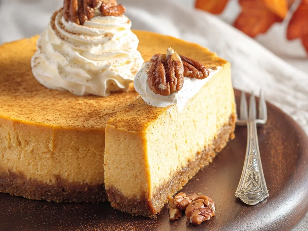 Creamy Pumpkin Cheesecake Recipe: A Fall Favorite - Image 2