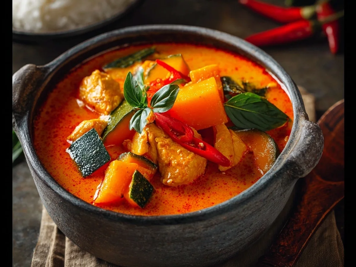 Creamy Red Thai Curry with Chicken & Kabocha Squash - Image 2