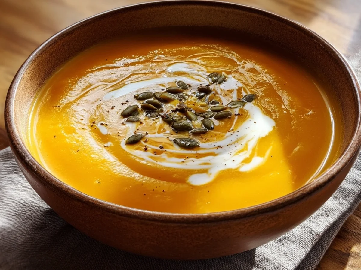 Creamy Roasted Butternut Squash Soup: Autumn's Embrace - Image 1