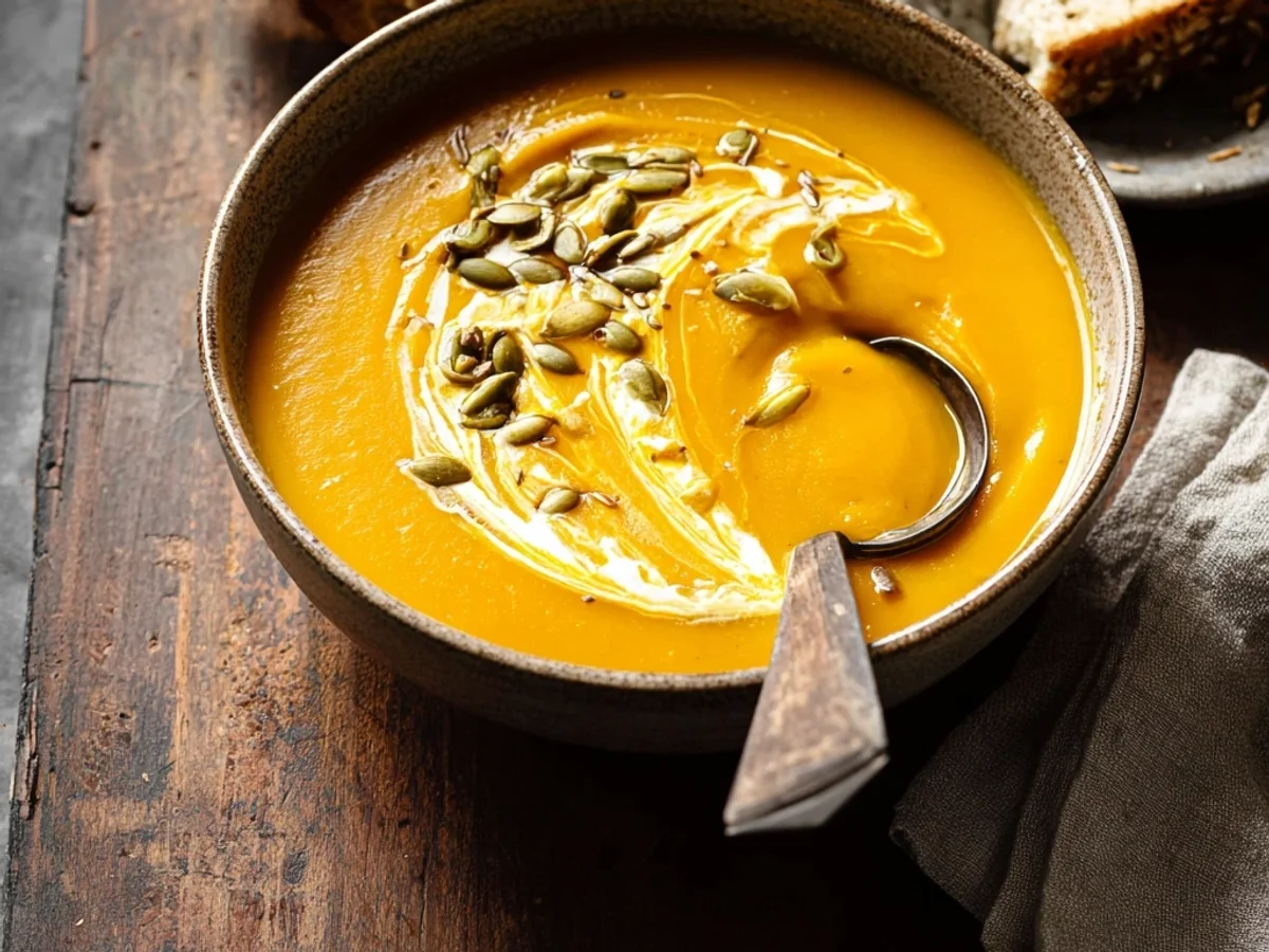 Creamy Roasted Kabocha Squash Soup: Autumn Comfort - Image 1