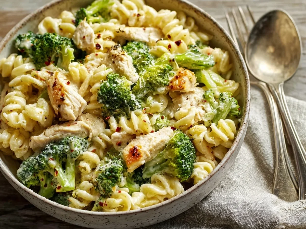 Creamy Rotisserie Chicken Broccoli Pasta for Easy Weeknights - Image 2