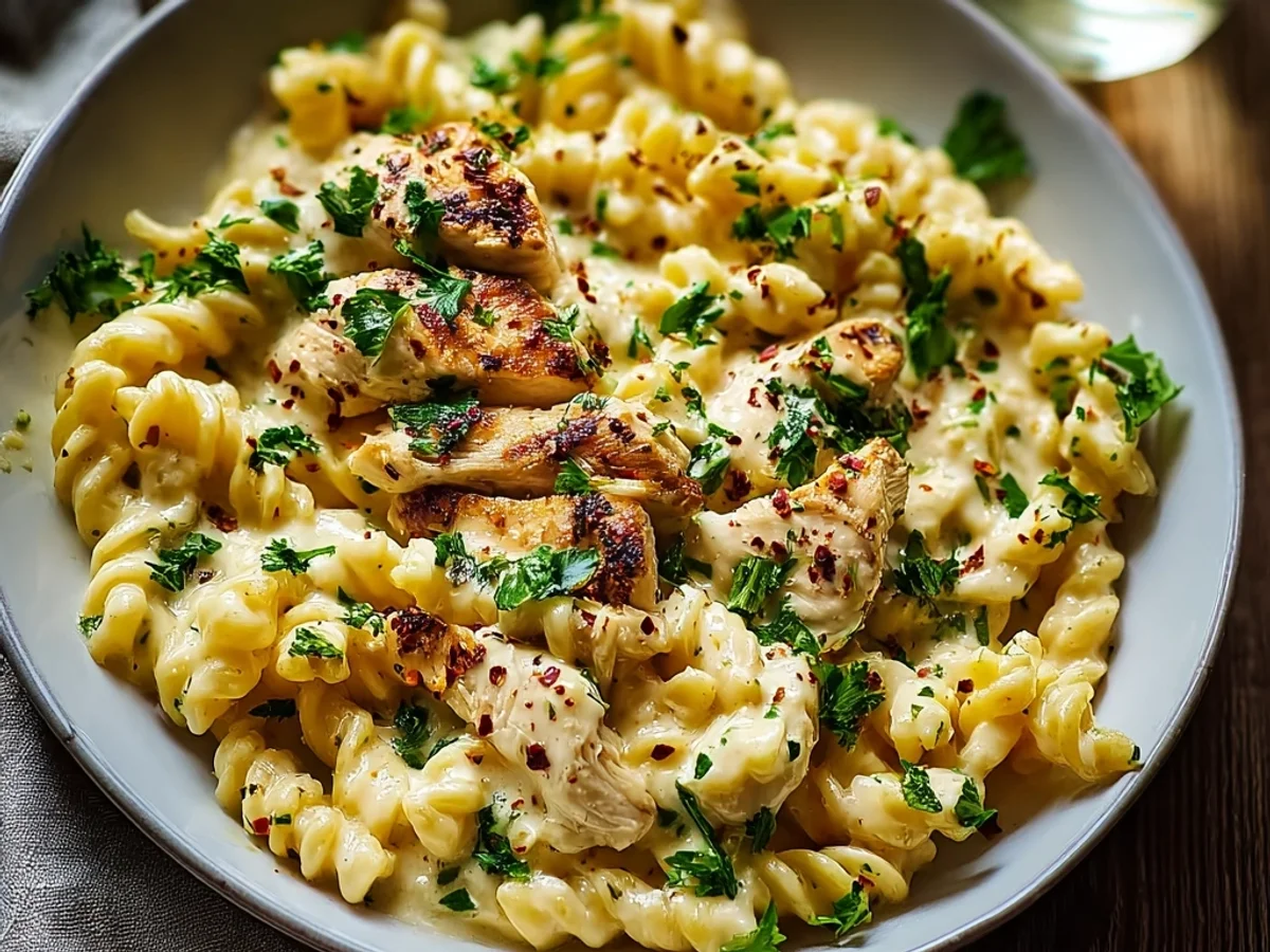 Creamy Rotisserie Chicken Pasta: Weeknight Comfort - Image 1
