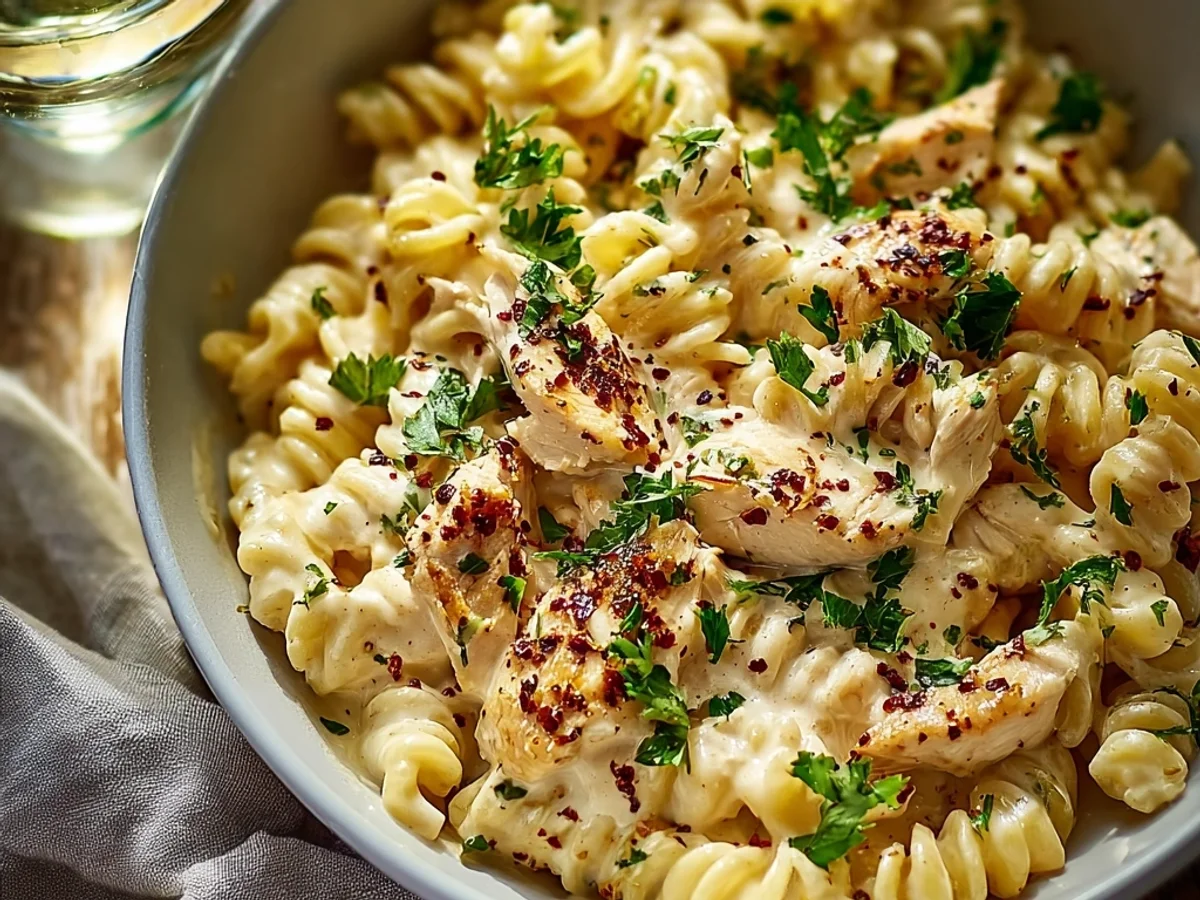 Creamy Rotisserie Chicken Pasta: Weeknight Comfort - Image 2
