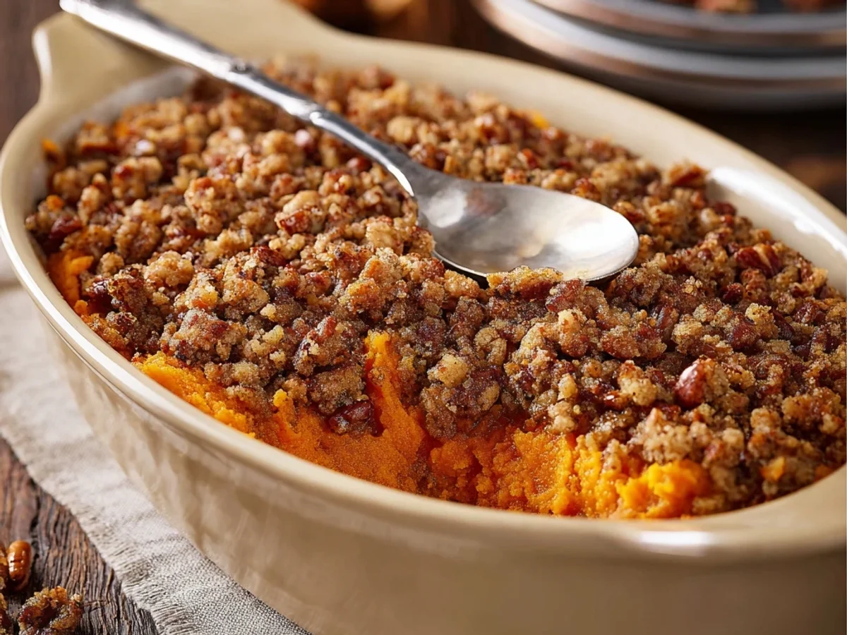 Creamy Ruth's Chris Sweet Potato Casserole Copycat - Image 1