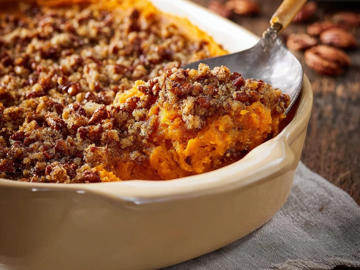 Creamy Ruth's Chris Sweet Potato Casserole Copycat - Image 2