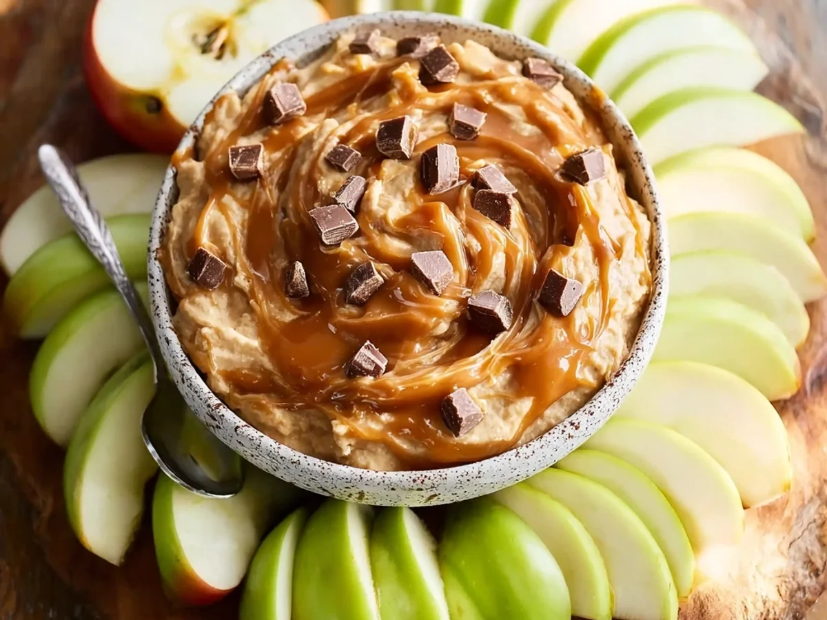 Creamy Snickers Caramel Apple Dip for Easy Snacking - Image 2