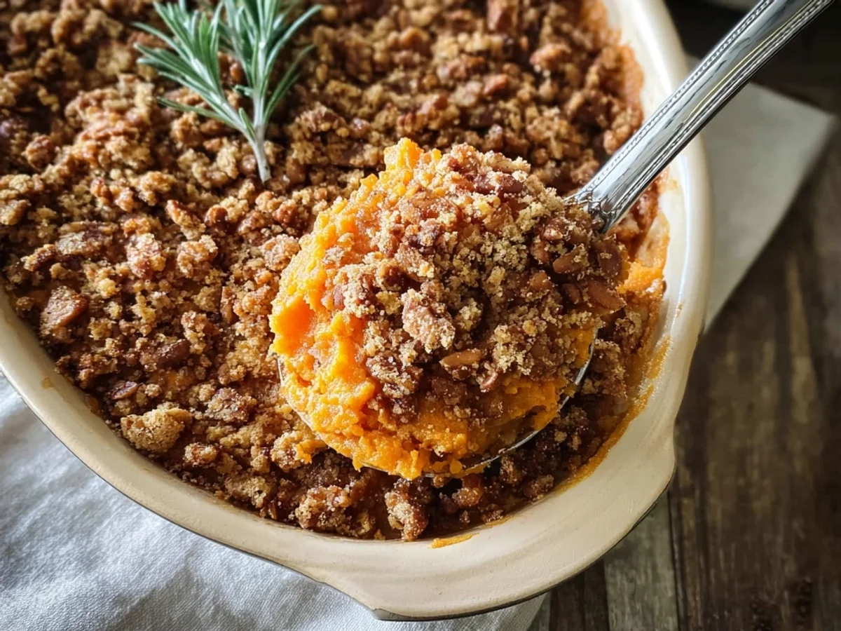 Creamy Sweet Potato Casserole (No Marshmallows) - Image 1