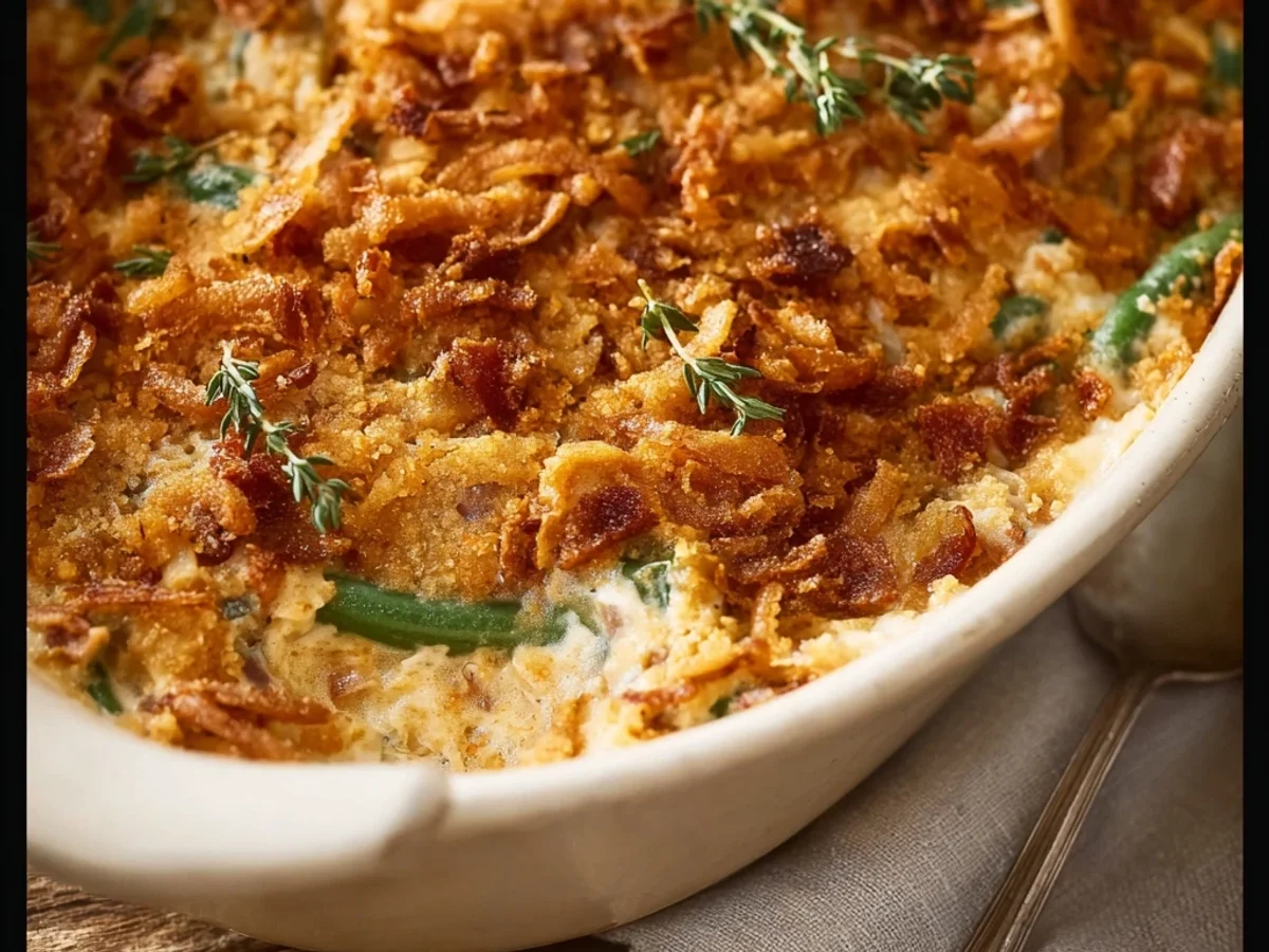 Creamy Turkey Ham Green Bean Casserole: A Family Favorite - Image 2