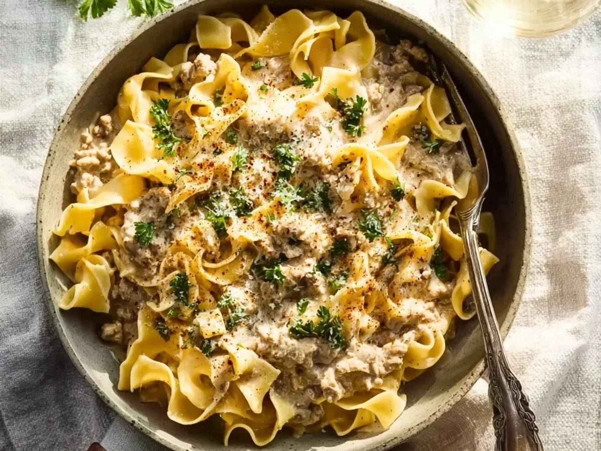 Creamy Turkey Stroganoff: Weeknight Winner Recipe - Image 1