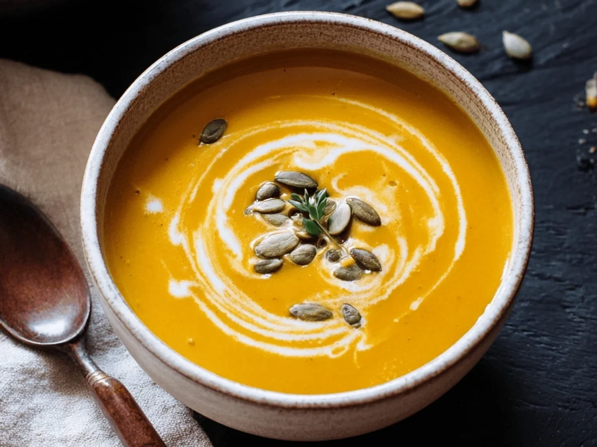 Creamy Vegan Pumpkin Soup: Autumn's Hug in a Bowl - Image 2