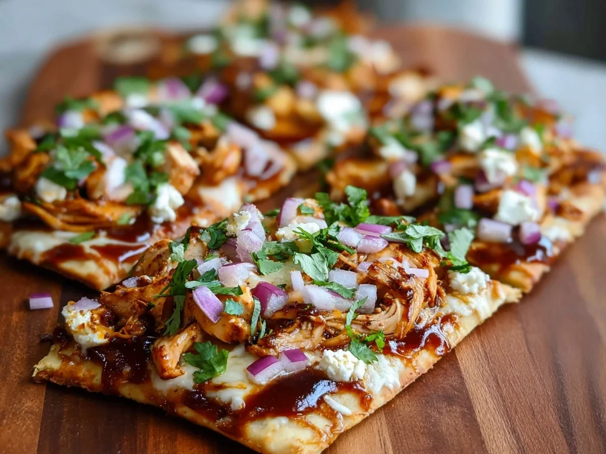 Crispy BBQ Chicken Flatbread - Image 1