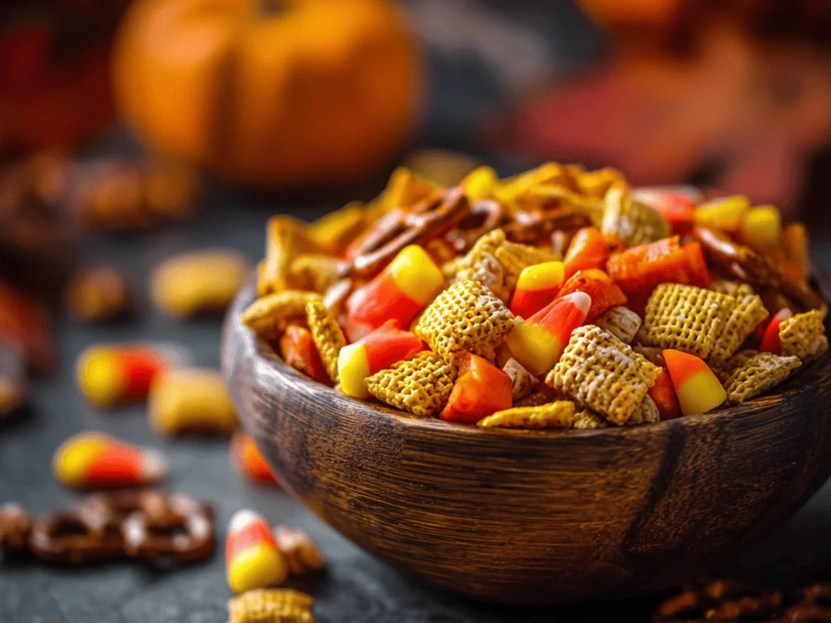 Crispy Halloween Chex Mix: Spooky Snack Fun! - Image 1