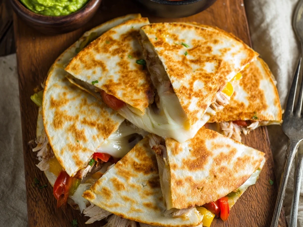 Crispy Rotisserie Chicken Quesadilla for Quick Dinners - Image 1