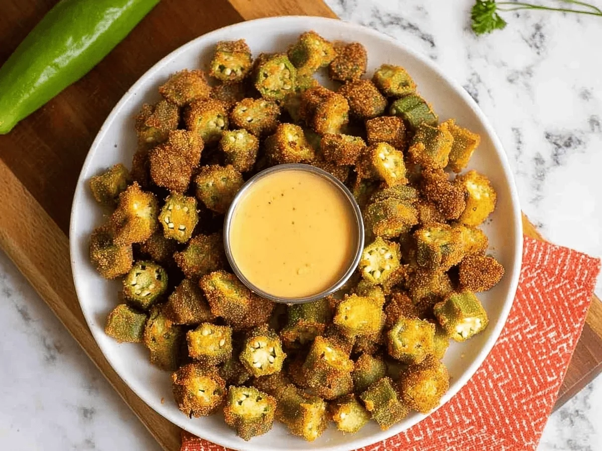 Crispy Skillet Fried Okra Recipe - Image 2