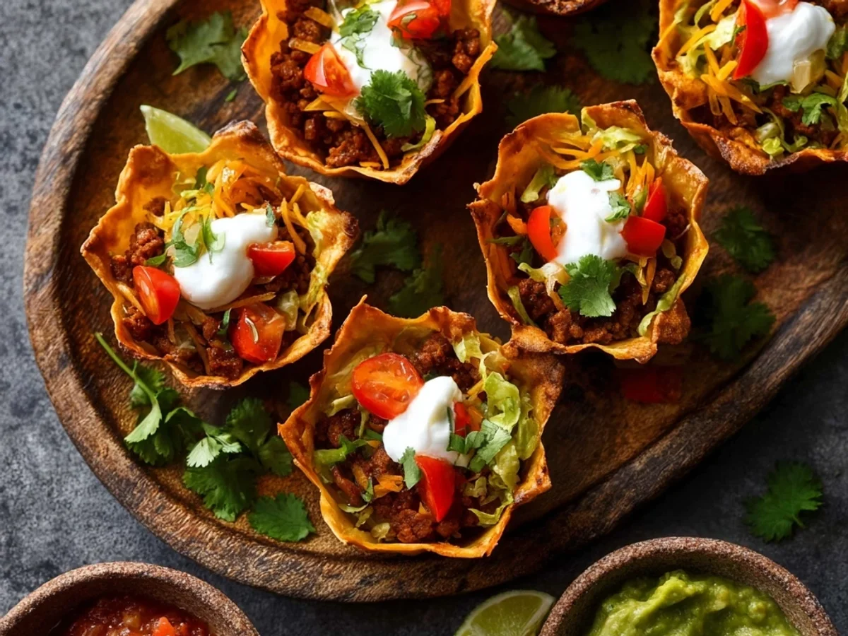 Crispy Taco Cups: Quick Weeknight Dinner Fun - Image 2