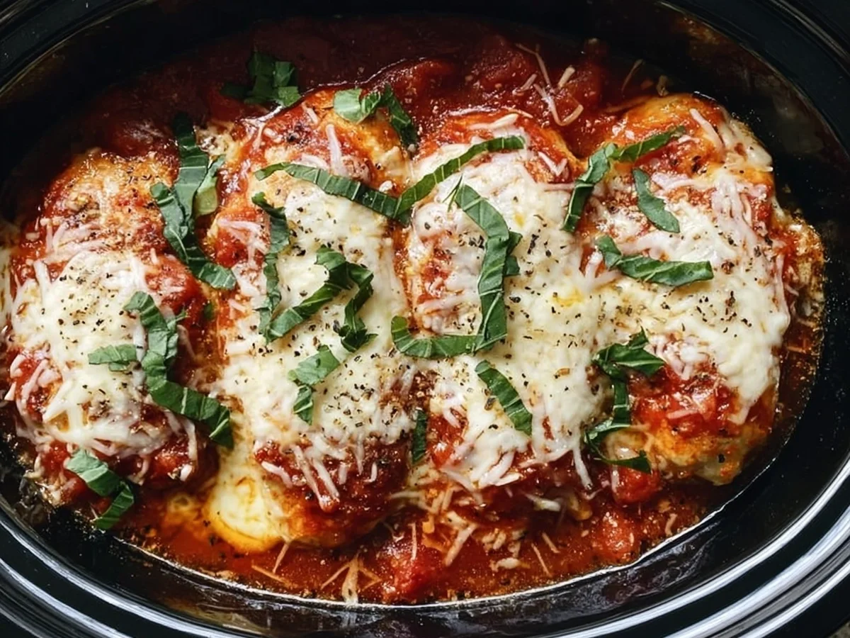 Crockpot Chicken Parmesan: Easy Weeknight Dinner - Image 1