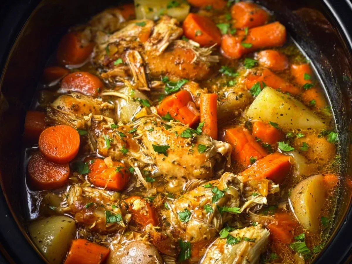 Crockpot Chicken Pot Roast: Hearty Slow Cooker Meal - Image 2