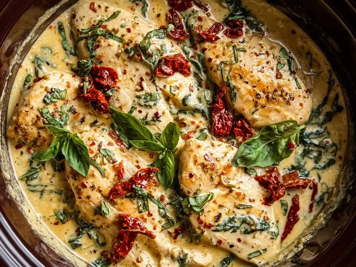 Crockpot Marry Me Chicken: Easy Slow Cooker Dinner - Image 1