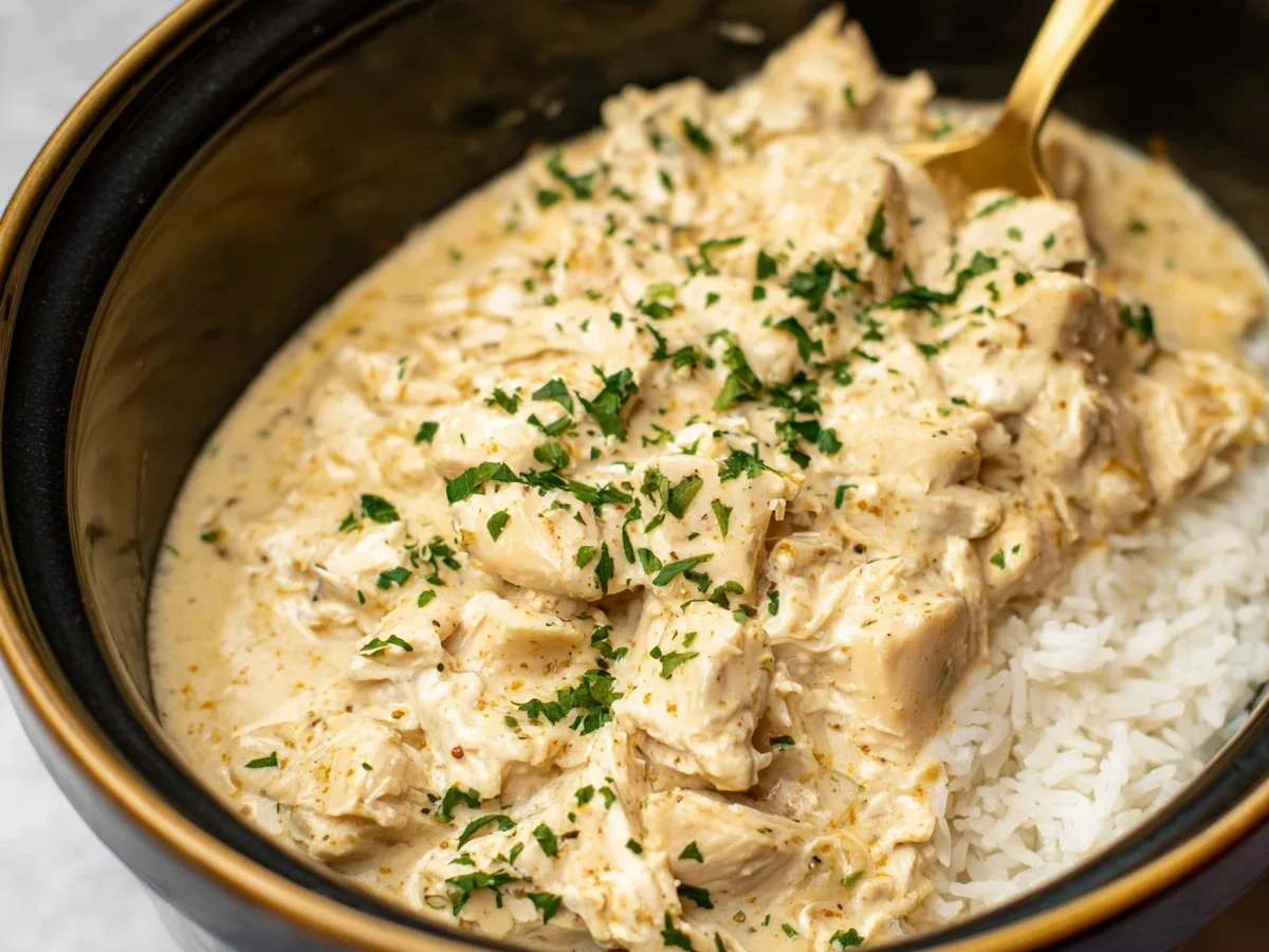 Crockpot Ranch Chicken: Easy Slow Cooker Dinner Recipe - Image 1