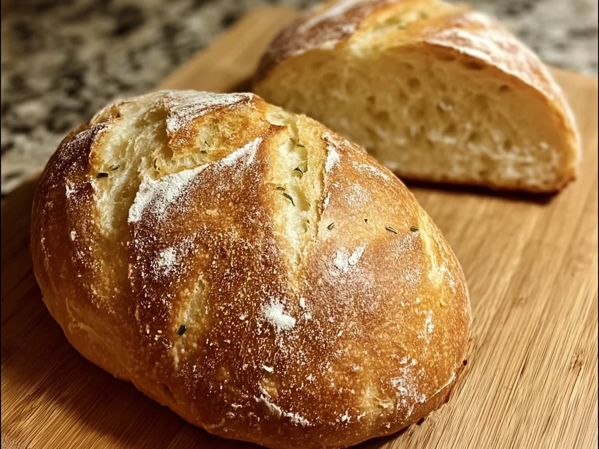 Crusty Italian Bread Recipe for Home Baking - Image 1