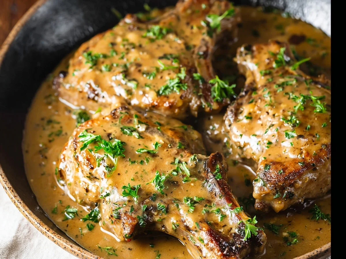 Delicious Smothered Lamb Chops Recipe: Rich & Tender - Image 1