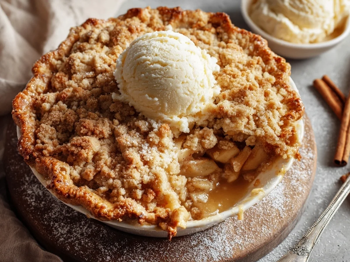 Dutch Apple Pie Crumble: Rustic Baked Apples with Streusel - Image 1