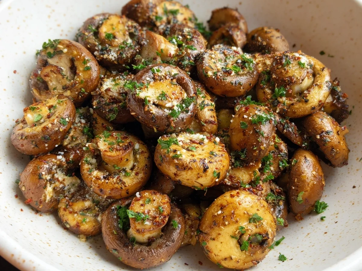 Easy Air Fryer Mushrooms: Quick & Flavorful Side Dish - Image 2