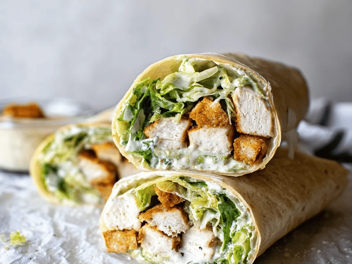 Easy and Delicious Chicken Caesar Wrap Recipe - Image 2