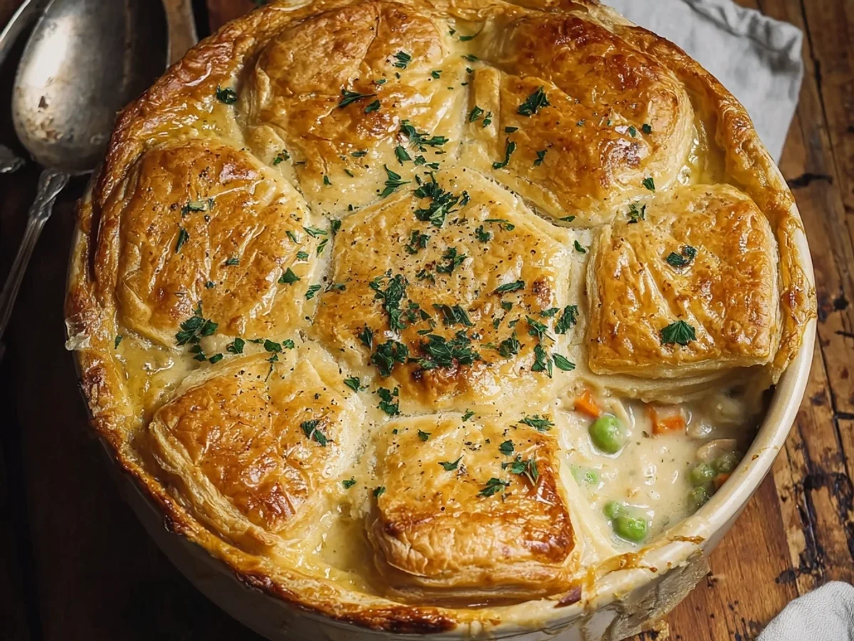Easy Chicken Pot Pie Casserole: Creamy & Quick Dinner - Image 1
