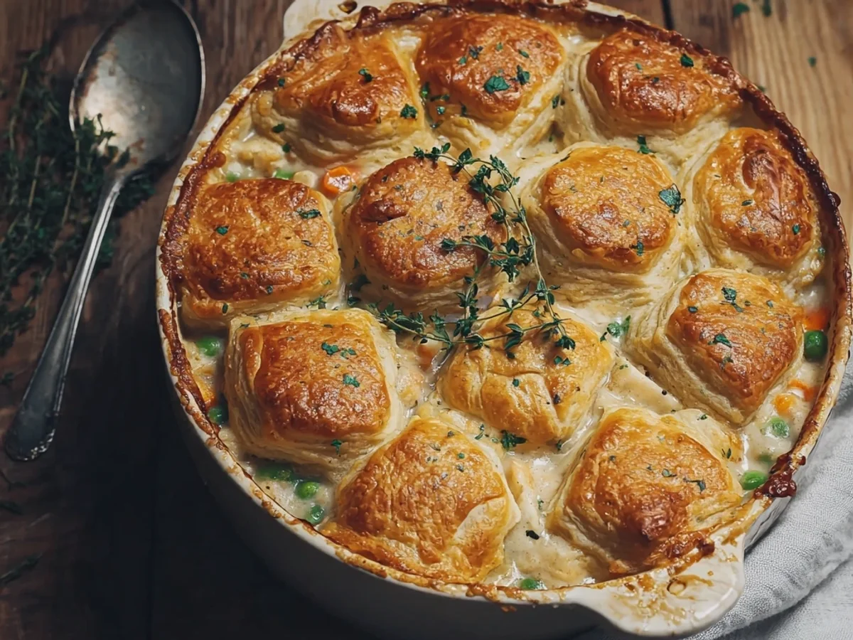 Easy Chicken Pot Pie Casserole: Creamy & Quick Dinner - Image 2