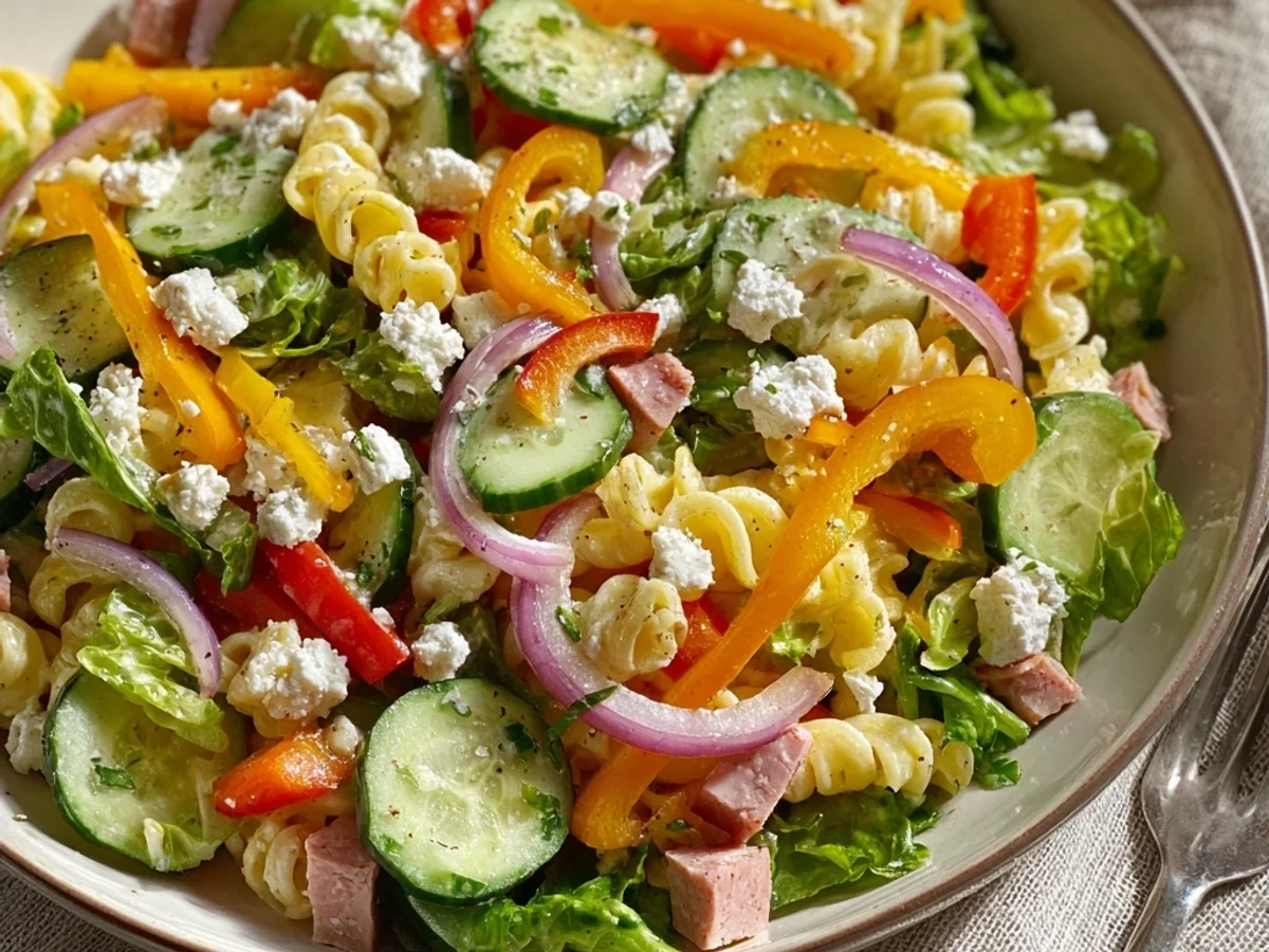 Easy Cold Salad Recipe: Zesty Summer Lunch - Image 1