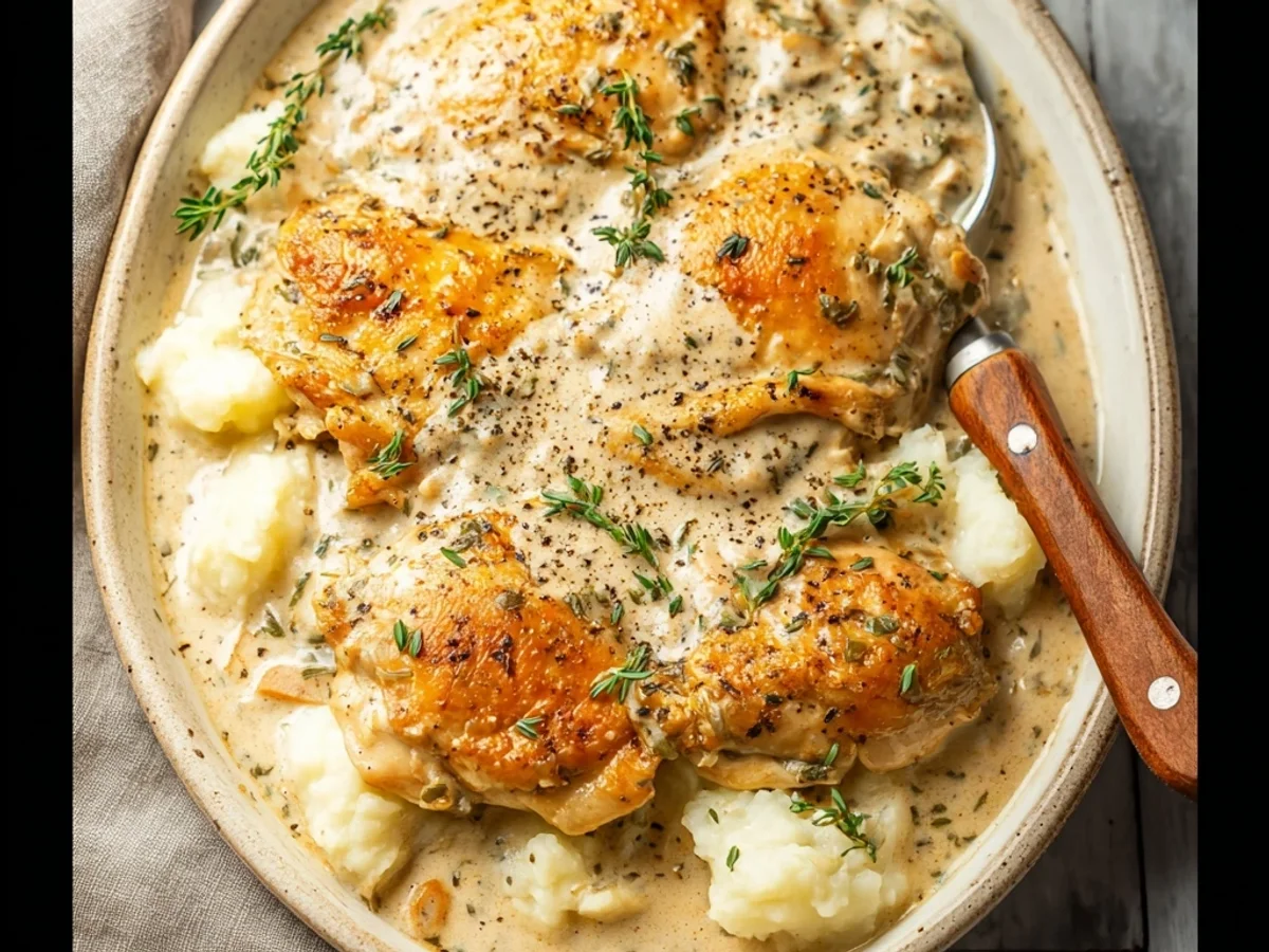 Easy Cream Cheese Chicken: Creamy, Simple Weeknight Meal - Image 1