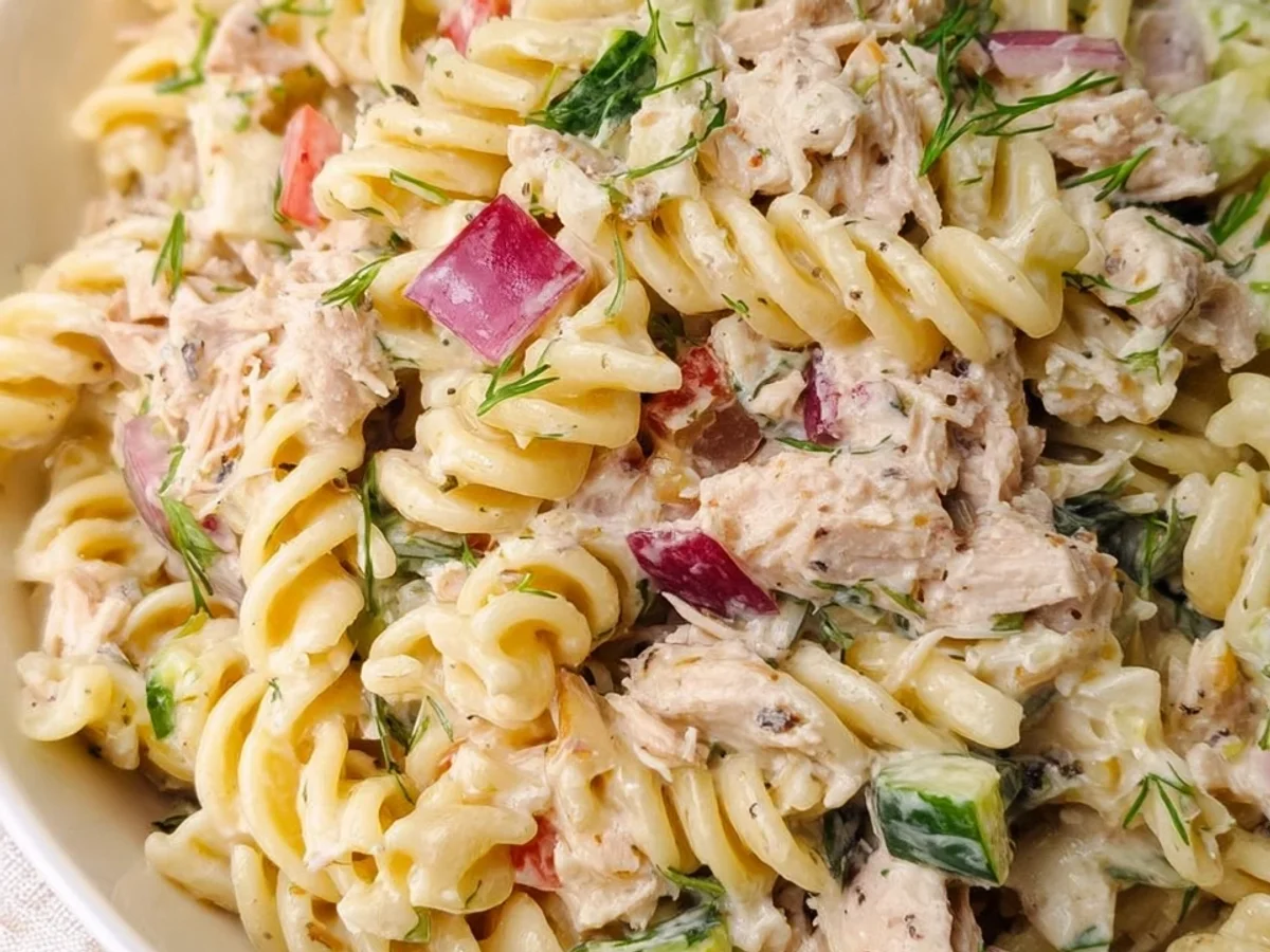 Easy Creamy Tuna Pasta Salad - Image 2