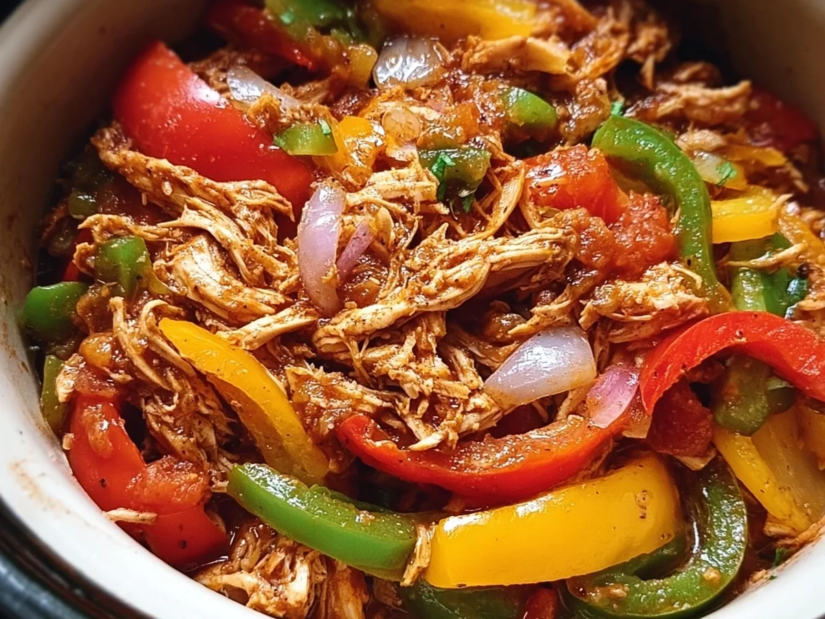 Easy Crockpot Fajitas: Flavorful Dinner - Image 1