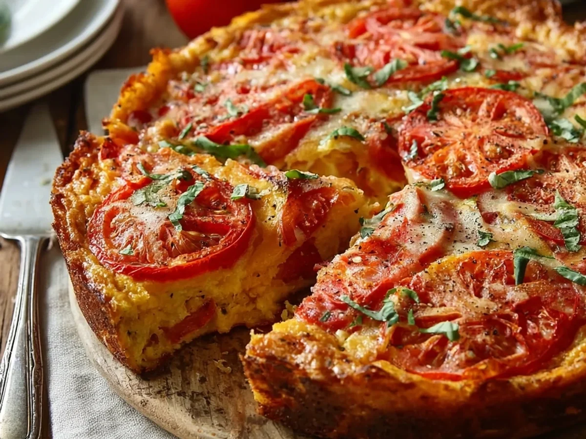 Easy Crustless Tomato Pie: A Fresh Summer Bake - Image 2