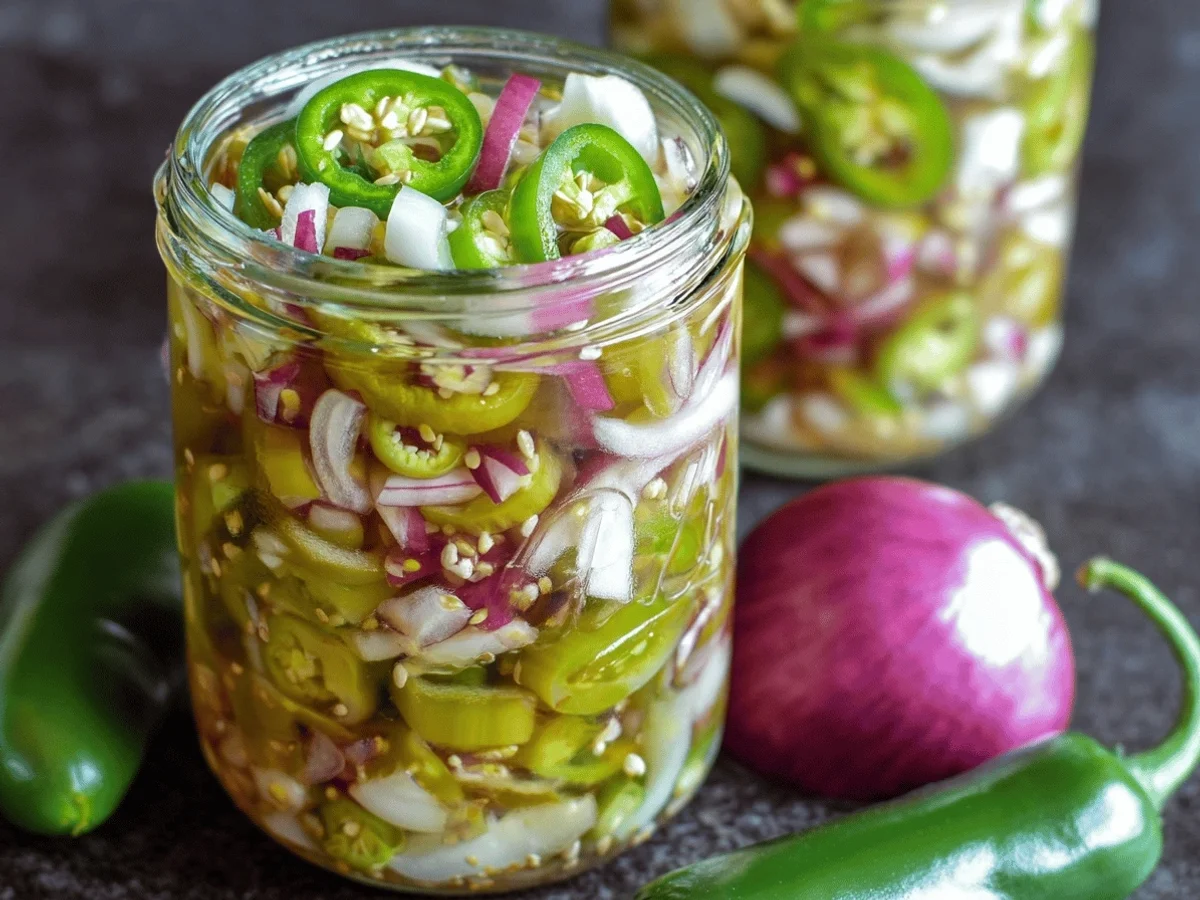 Easy Fridge Pickled Peppers: A Tangy DIY Delight - Image 1