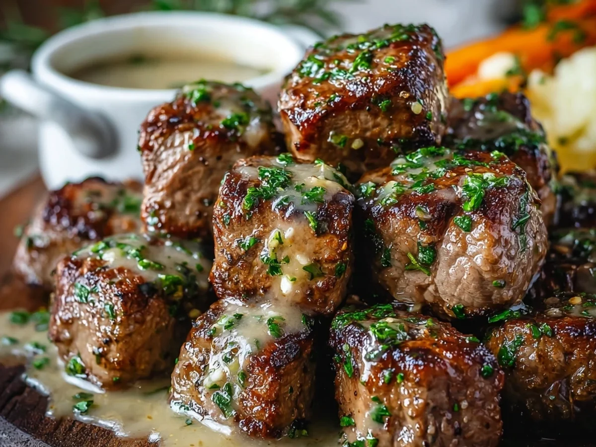 Easy Garlic Butter Steak Bites: Quick Skillet Meal - Image 1