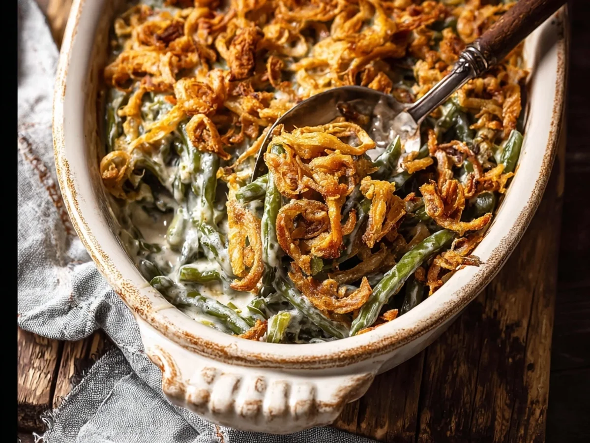 Easy Green Bean Casserole: Creamy & Quick Comfort - Image 1