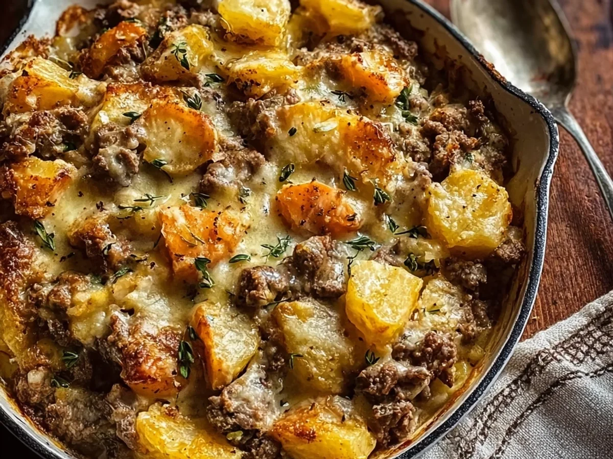 Easy Hobo Casserole with Ground Beef - 30 Minute Dinner - Image 1