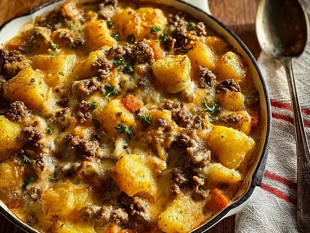 Easy Hobo Casserole with Ground Beef - 30 Minute Dinner - Image 2