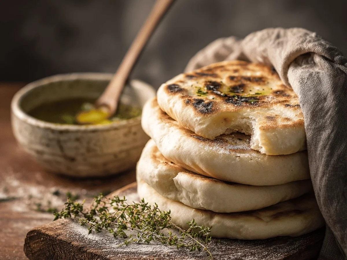 Easy Homemade Greek Pita Bread: Soft, Fluffy Perfection! - Image 1