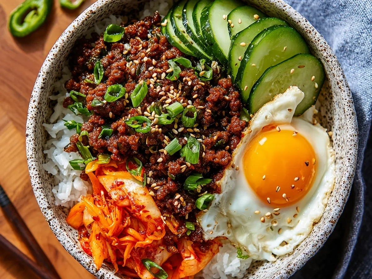 Easy Korean Ground Beef Bowl: Quick Weeknight Dinner - Image 2