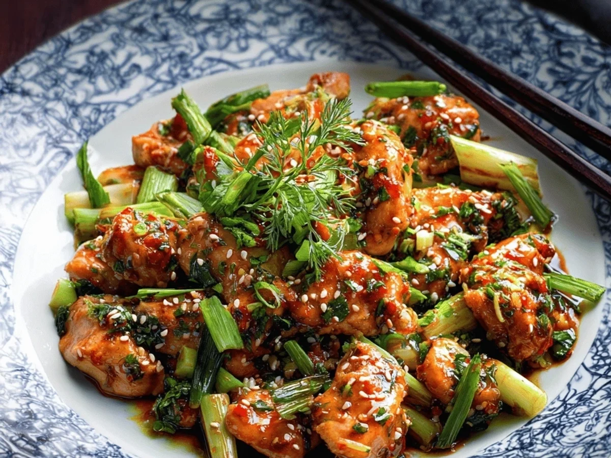 Easy Scallion Chicken: My Go-To Weeknight Wonder - Image 1